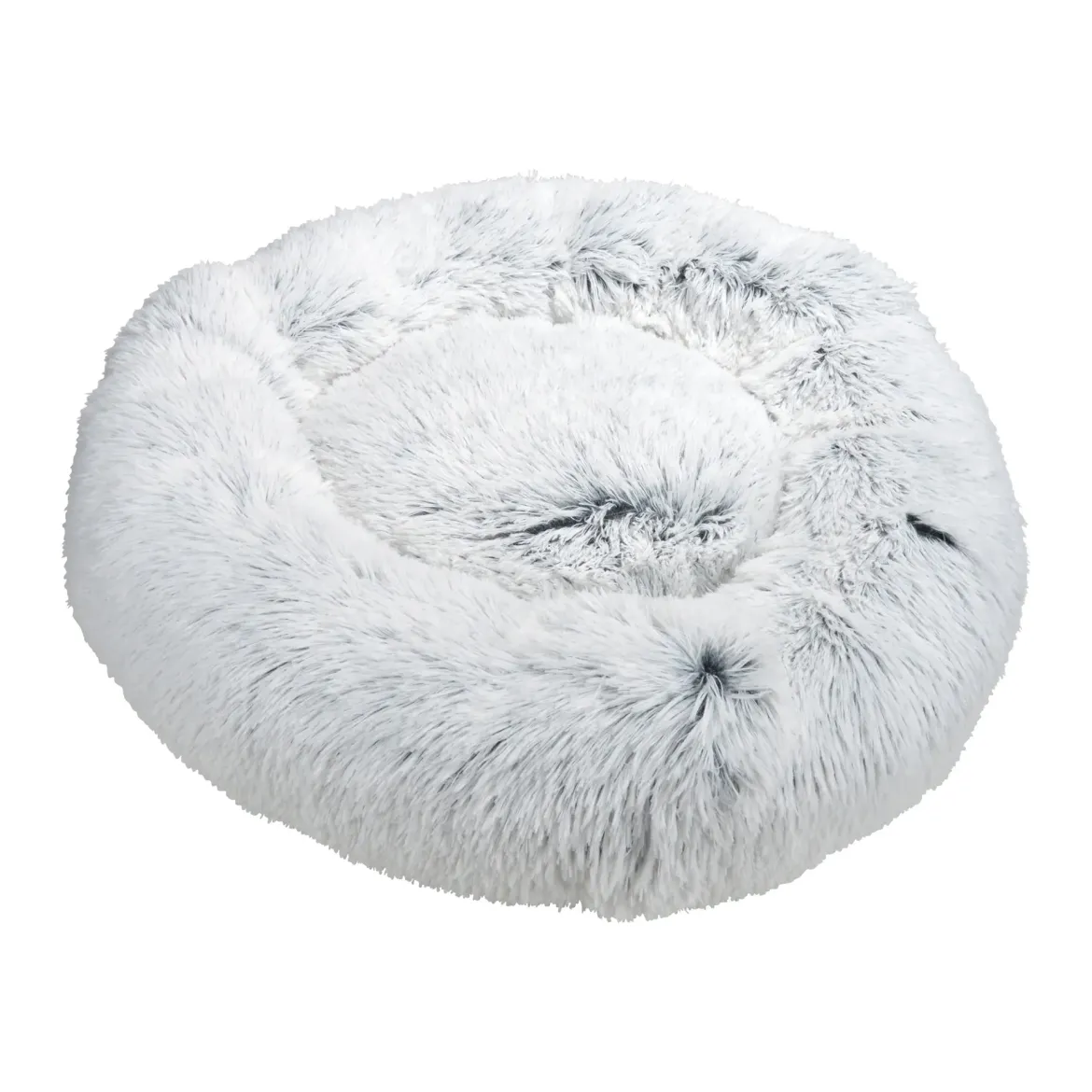 COUSSIN ROND APAISANT 75X24CM FLUFFY BLANC CHINE