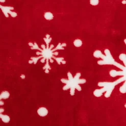 COUSSIN ROUGE FLOCONS 40X40CM