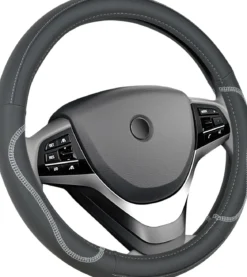 COUVRE VOLANT D.37 A 39CM NOIR CONFORT