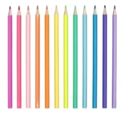12 CRAYONS DE COULEUR QUALITE BEAUX ARTS PASTEL