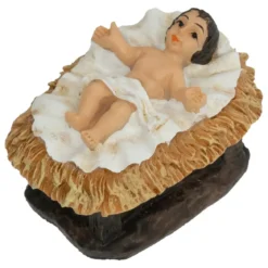 CRECHE DE NOEL LED 7 SANTONS D.30X20CM