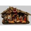 CRECHE DE NOEL 11 SANTONS 3 LED H.18CM
