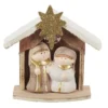 CRECHE NOEL ETOILE 3 PERSONNAGES 15X6.5X15.5CM