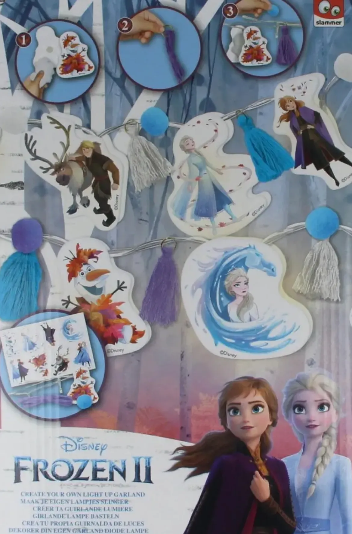 CREES TA GUIRLANDE LUMINEUSE FROZEN 2