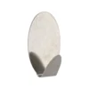 CROCHET ACIER INOXYDABLE 3M OVAL CHROME