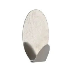 CROCHET ACIER INOXYDABLE 3M OVAL CHROME