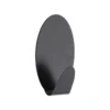 CROCHET ACIER INOXYDABLE PEINT 3M OVAL NOIR