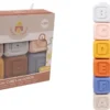 6 CUBES SILICONE 5.5CM A EMPILER