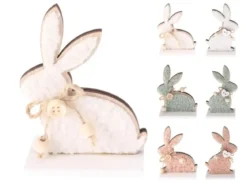 DECO BOIS LAPIN 10CM