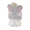 DECO DE TABLE PAPIER ELEPHANT X4 PIECES