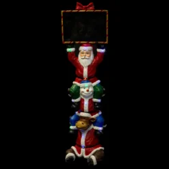 DECO LED PERE NOEL ET AMIS H.150CM 20LEDS