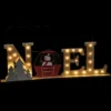 DECO NOEL CABINE 26LEDS A PILES H.22CM