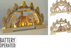 DECORATION NOEL H.27CM LED