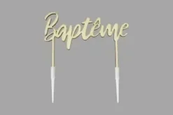 DECOR DE GATEAU BAPTEME