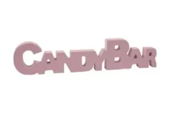 DECO TABLE CANDY BAR ROSE