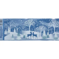 DECO VITRE BANDEROLE PAILLETTE 60CM