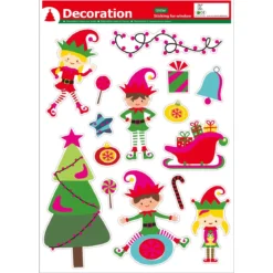 DECO VITRE LUTINS 38X30CM