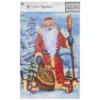 DECO VITRE PERE NOEL NEIGE 60X40CM