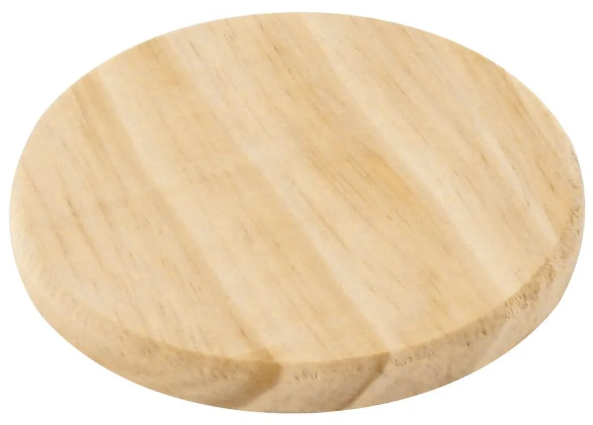 DESSOUS DE VERRE BOIS ROND DIAM. 11 CM X 4 PCS