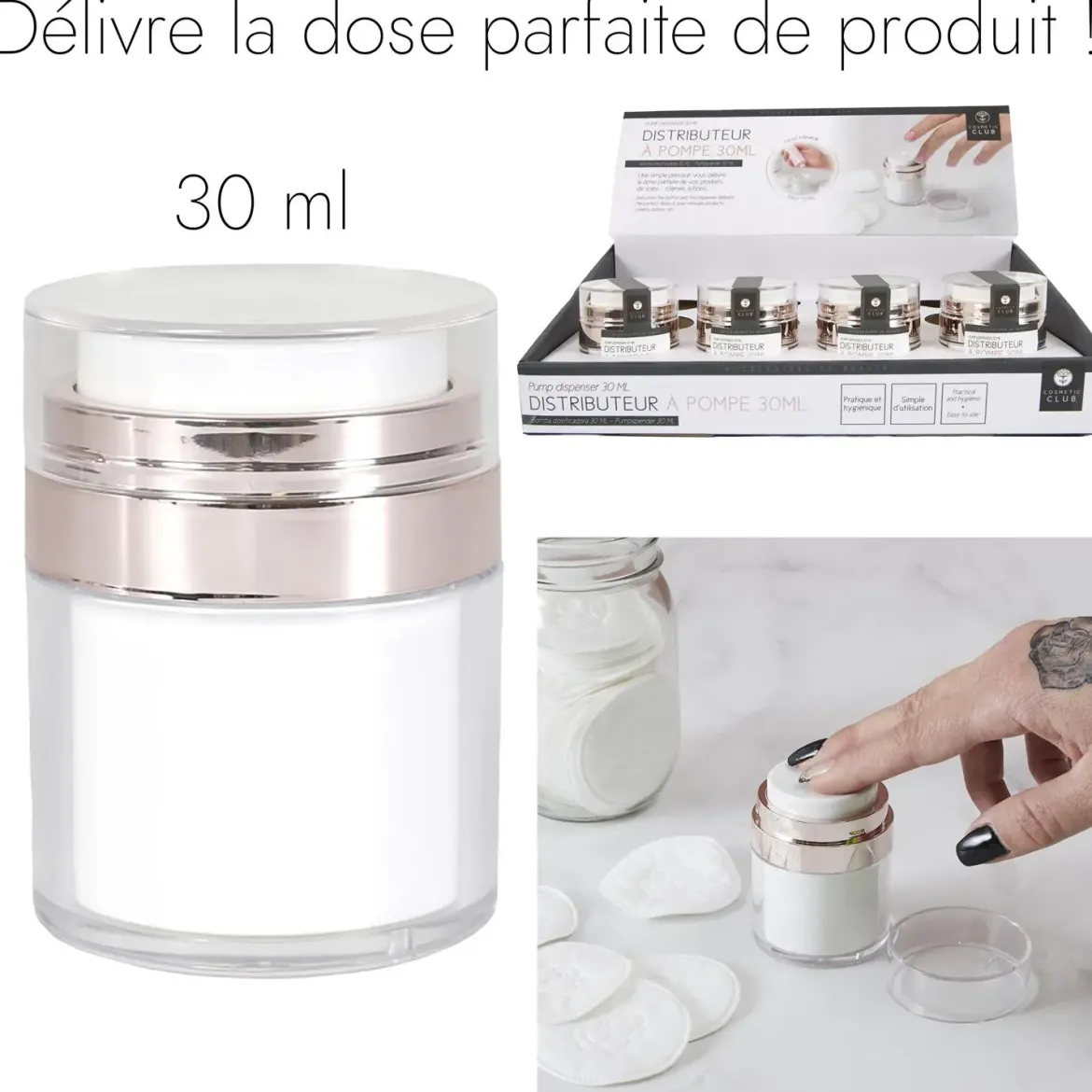 DISTRIBUTEUR POMPE 30ML