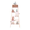 ECHELLE NOEL A POSER BOIS TONS NATURE H.47CM