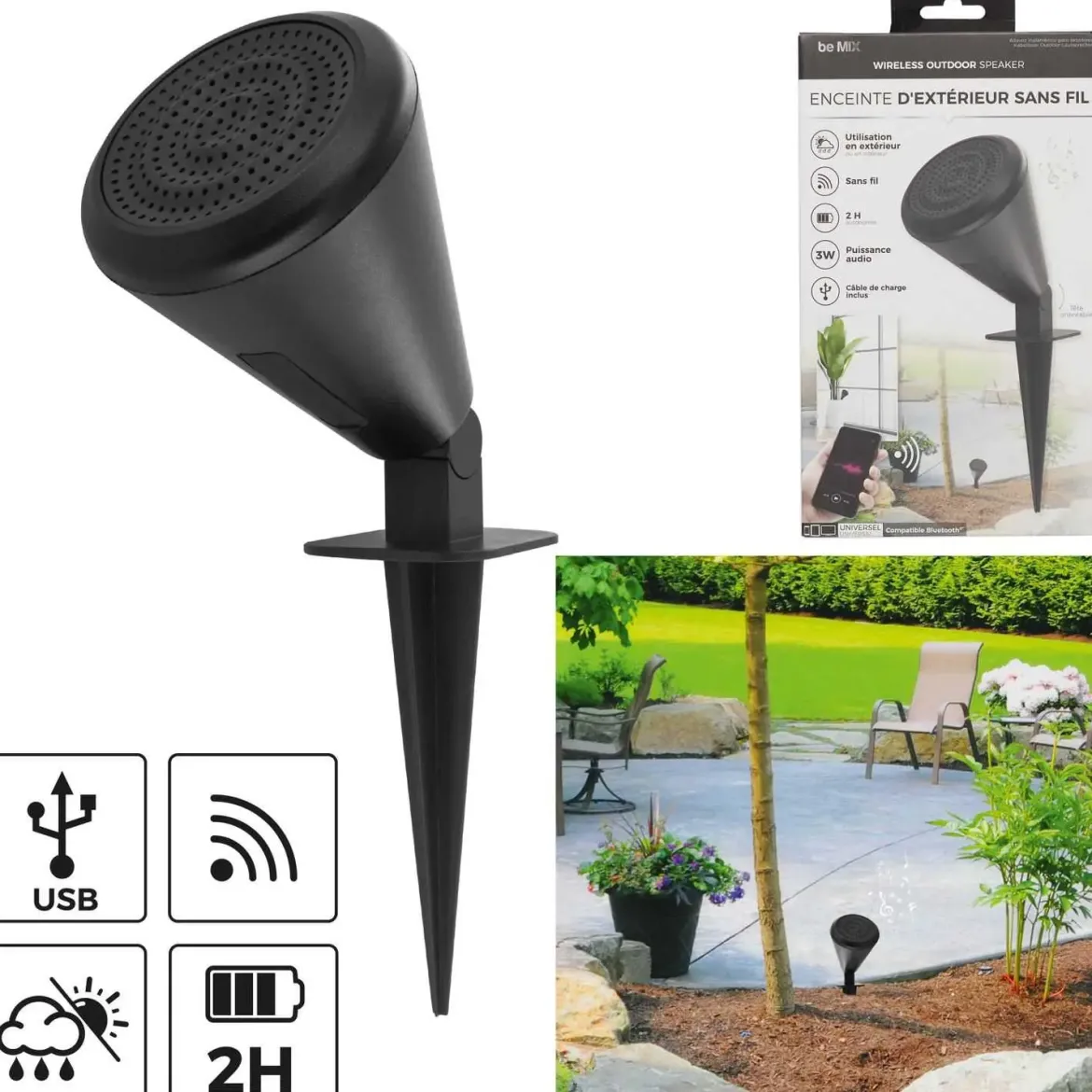 ENCEINTE EXTERIEUR A PIQUER