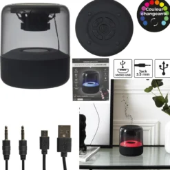ENCEINTE SANS FIL LUMINEUSE 5W