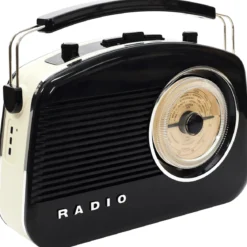 ENCEINTE VINTAGE ANNEES 60 NOIRE