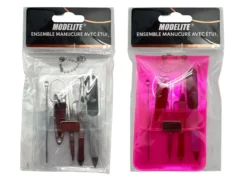 ENSEMBLE MANUCURE 5 ACCESSOIRES AVEC ETUI