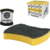 EPONGE ANTI RAYURES JAUNE X3 PIECES