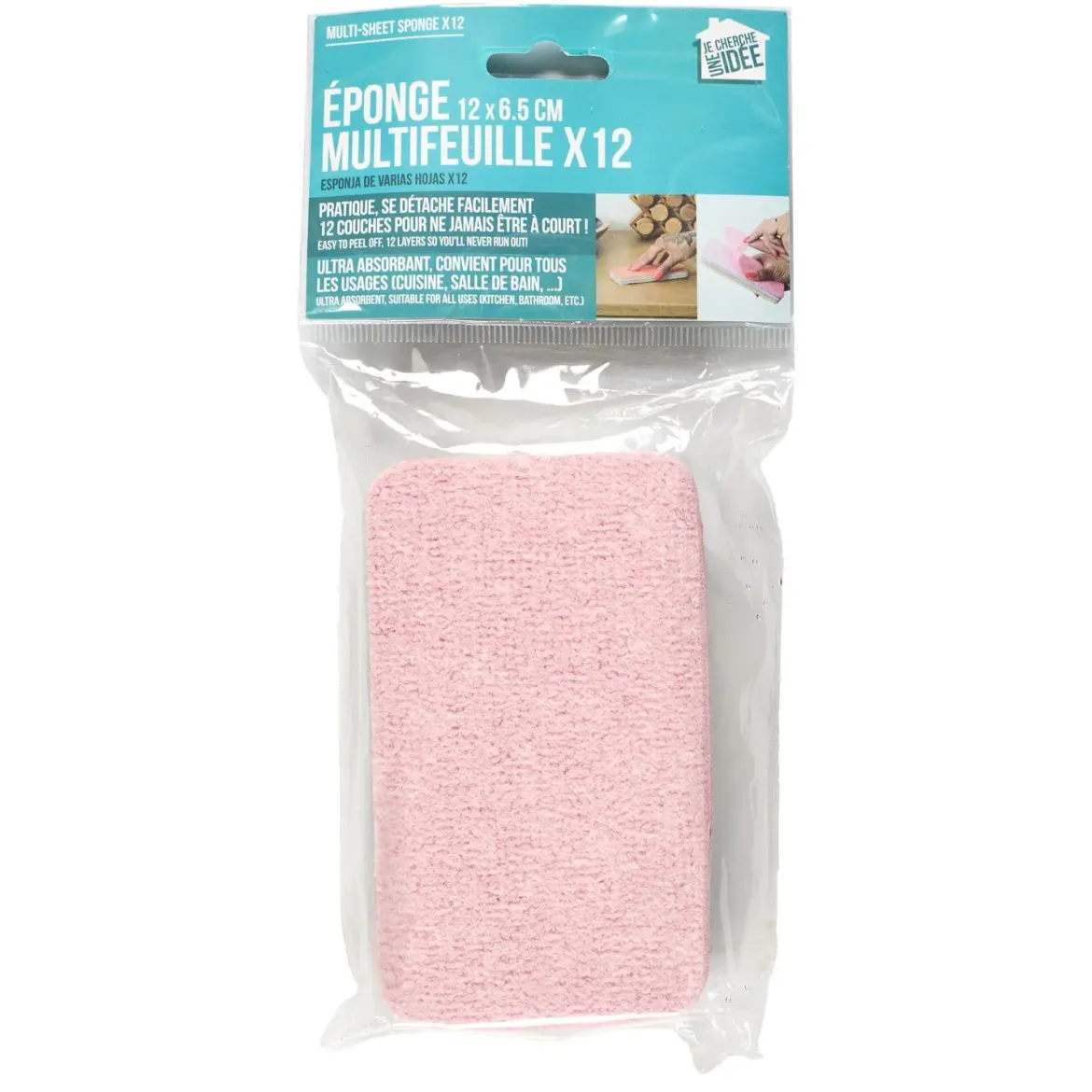 EPONGE MULTIFEUILLES X12 PIECES