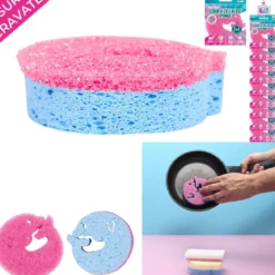 EPONGE SCRUB DAUPHIN MULTIFONCTION CELLULOSE