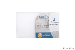 3 EPONGES MAGIQUES BLANCHES