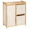 ETAGERE TIDY BOX 1 PANIER A LINGE ET 2 PANIERS DE RANGEMENT
