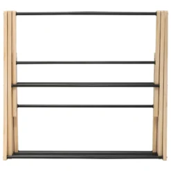 ETENDOIR A LINGE ACCORDEON BLACK BAMBOU 7M