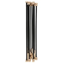 ETENDOIR A LINGE ACCORDEON BLACK BAMBOU 7M