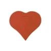ETIQUETTE UNIE COEUR X10 PIECES ROUGE