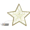 ETOILE DOREE LUMINEUSE A SUSPENDRE D.25CM