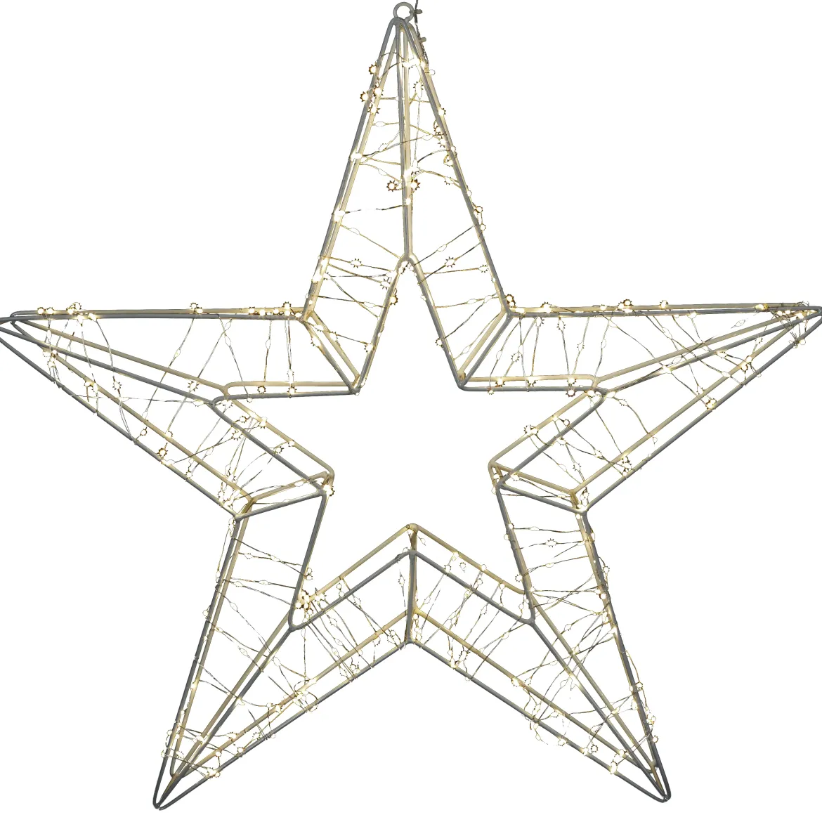 ETOILE METAL LUMINEUSE 58X8CM