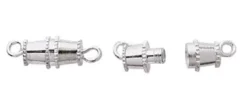 FERMOIRS A VIS ARGENT 14 X 1.5 MM X 10 PCS