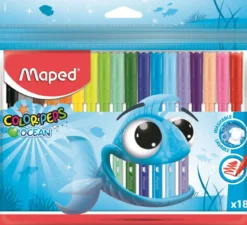 18 FEUTRES EN POCHETTE MAPED