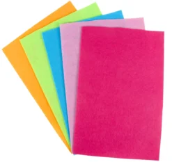 FEUTRINE 20 X 30 CM COULEURS TENDANCE X 5 PCS