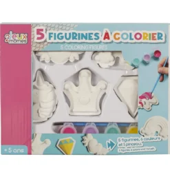 FIGURINE A PEINDRE X5 PIECES