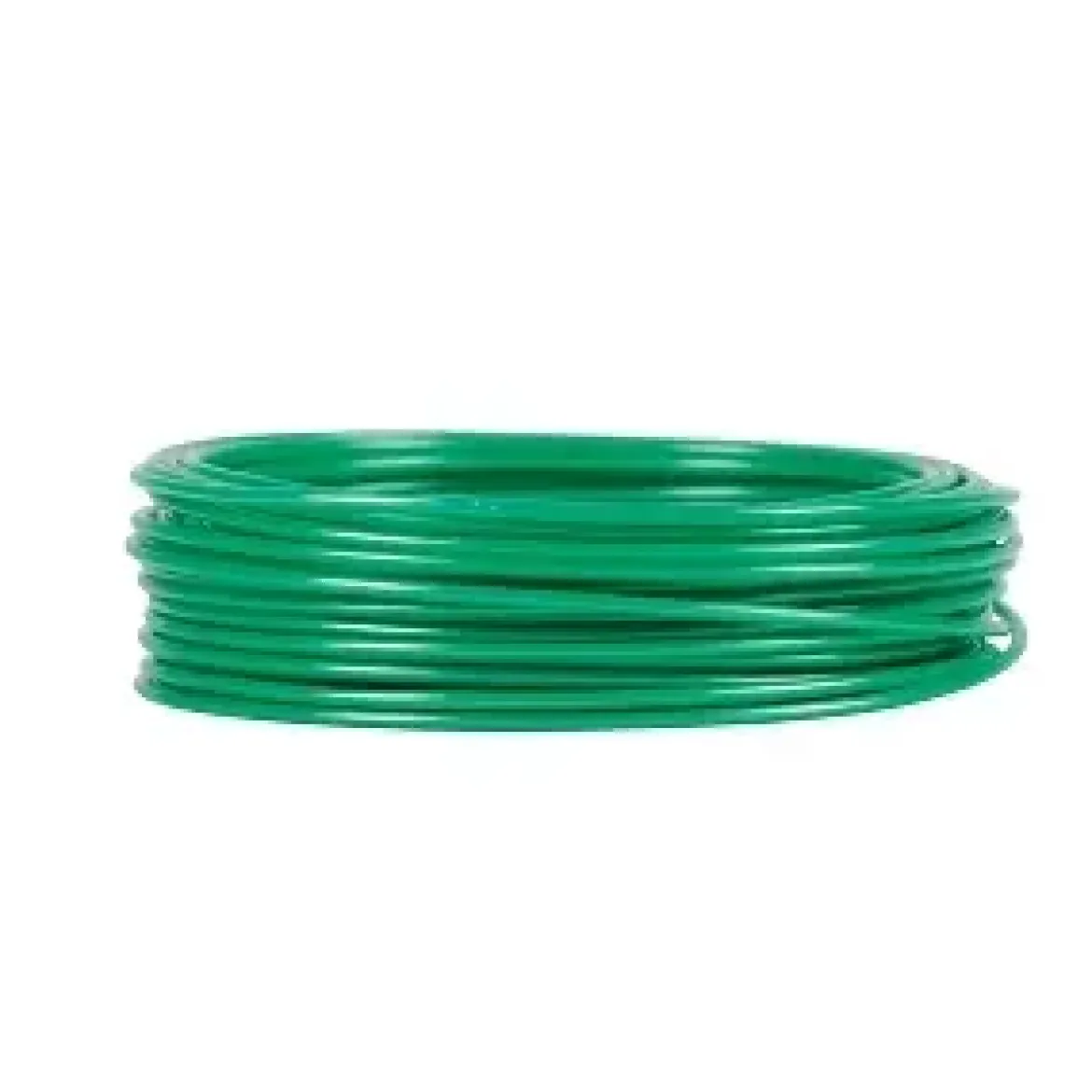 FIL DE FER PLASTIQUE VERT 15MX2MM