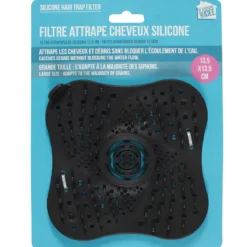 FILTRE ATTRAPE CHEVEUX SILICONE 13.5CM