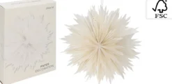 FLEUR ORIGAMI A SUSPENDRE BLANC