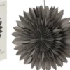 FLEUR ORIGAMI A SUSPENDRE GRIS