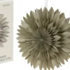 FLEUR ORIGAMI A SUSPENDRE VERT
