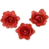 FLEUR PAPIER X12 PIECES ROUGE