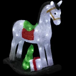 FORME ACRYLIQUE EXTERIEUR CHEVAL 70 LEDS H.50CM
